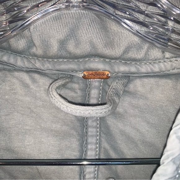 Free People Quilted Dolman Jacket Mineral Sea L - Picture 6 of 10